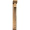 Ekena Millwork Imperial Slat Smooth Bracket w/ Offset Brace, Western Red Cedar, 5 1/2"W x 30"D x 42"H BKT0604X30X42IMP06SWR - alternate 4